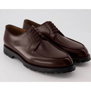 LENDVAY & SCHWARCZ Brown Leather Plain Toe Oxford Size 10